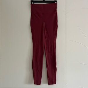 Lululemon Maroon Leggings 28” Length